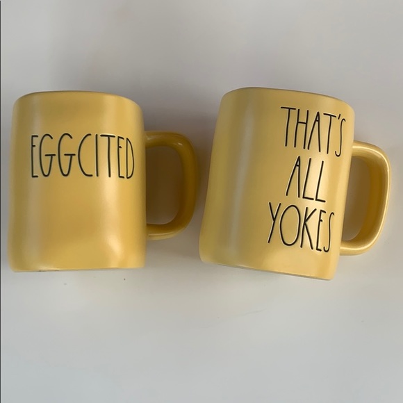 Other - Rae Dunn Egg Statement Mugs